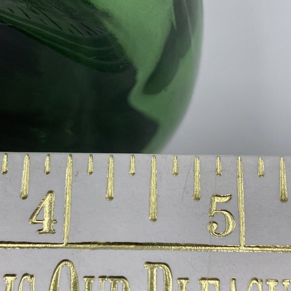 Royal Holland Daalderop Pewter Overlay & Green Glass Decanter bottle w/Stopper V - Picture 15 of 16